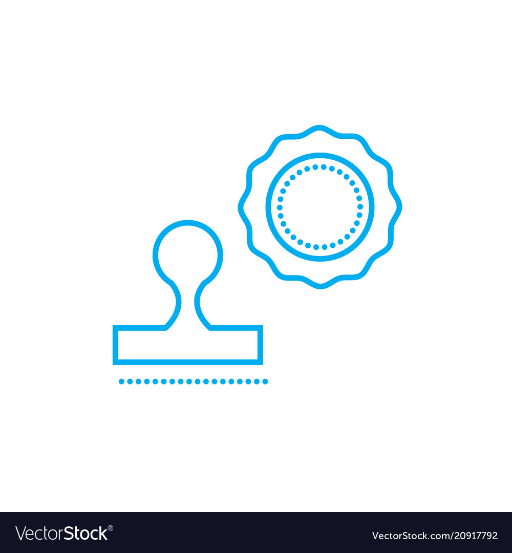 Printing linear icon concept line vector image Printing linear icon concept line