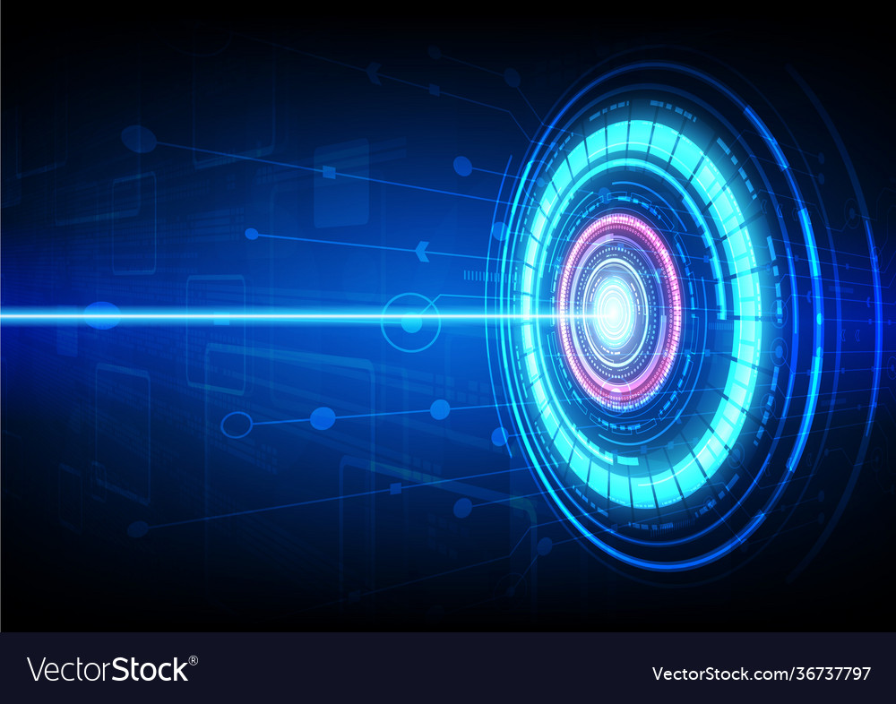 Circuit technology background with hi-tech digital vector image Circuit technology background with hi-tech digital