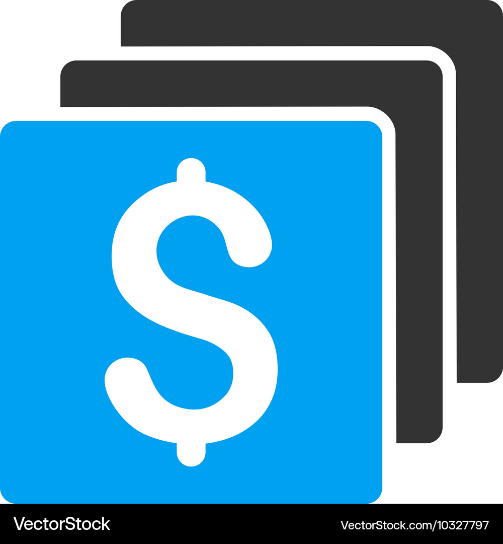 Finances flat icon Royalty Free Vector Image - VectorStock