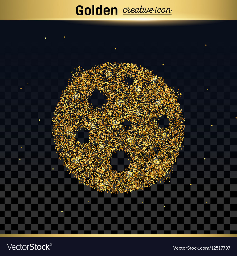 Gold Glitter Icon