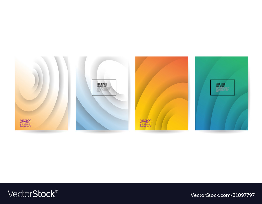 Set minimal abstract curved wave shape Vector Image Set minimal abstract curved wave shape