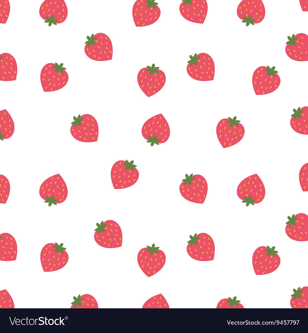 Strawberry Background Pattern