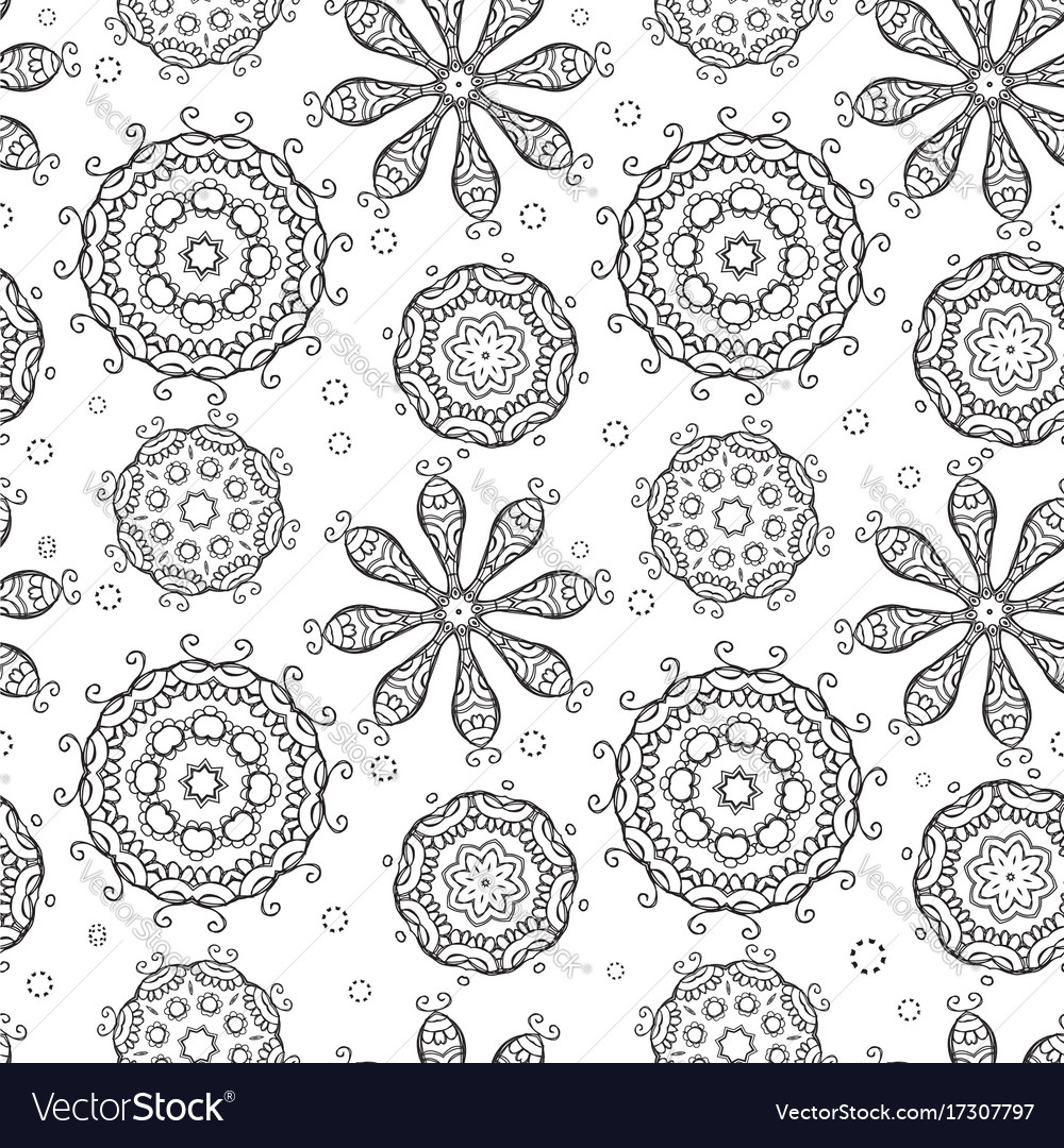 Vintage seamless pattern for your design