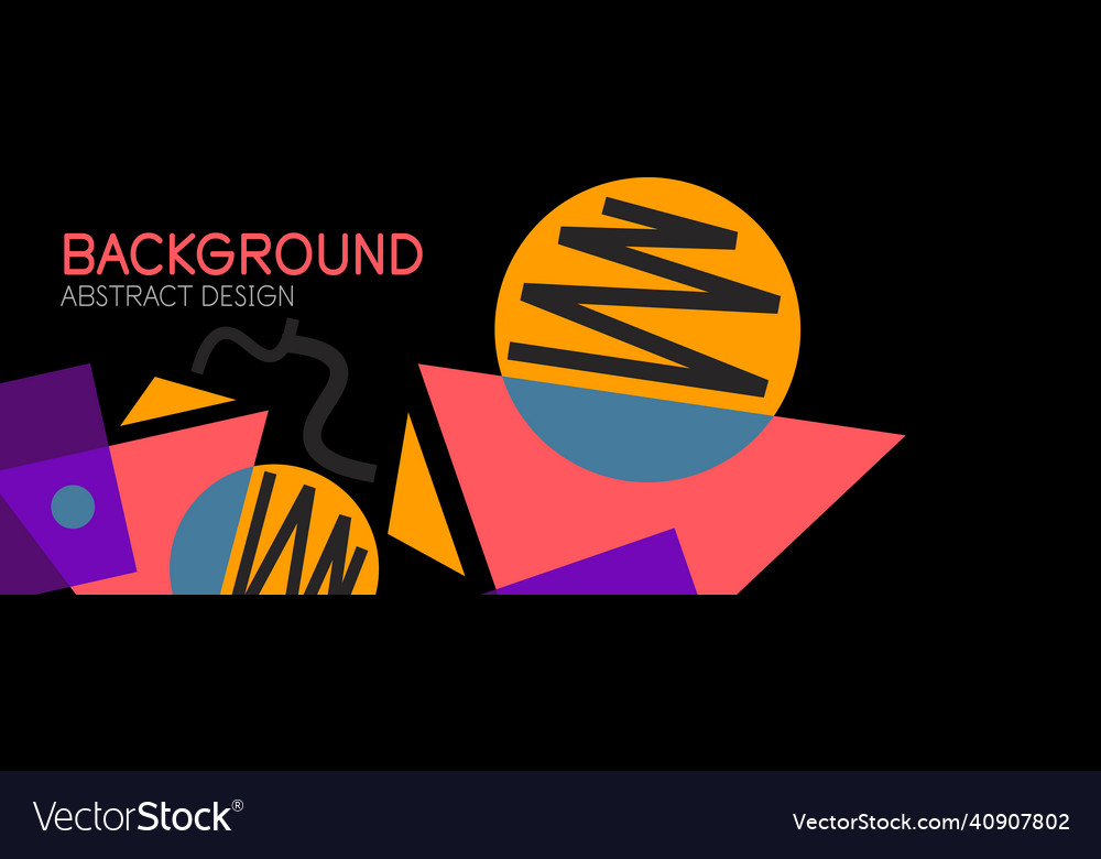 Abstract background blocks lines triangles