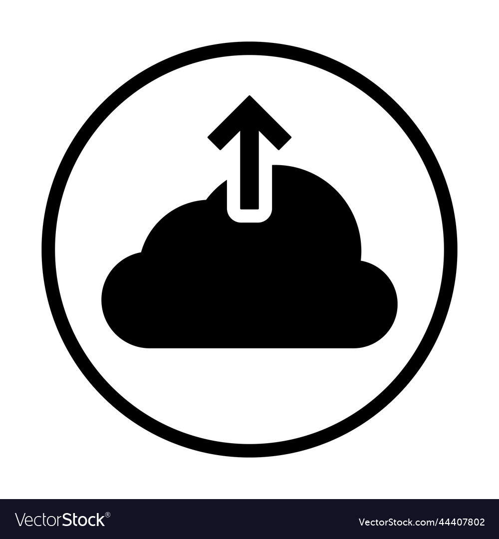 Backup cloud upload icon