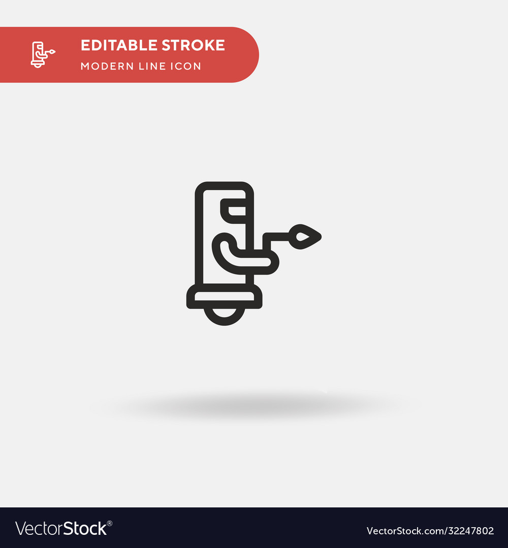 Robot simple icon symbol Vector Image Robot simple icon symbol