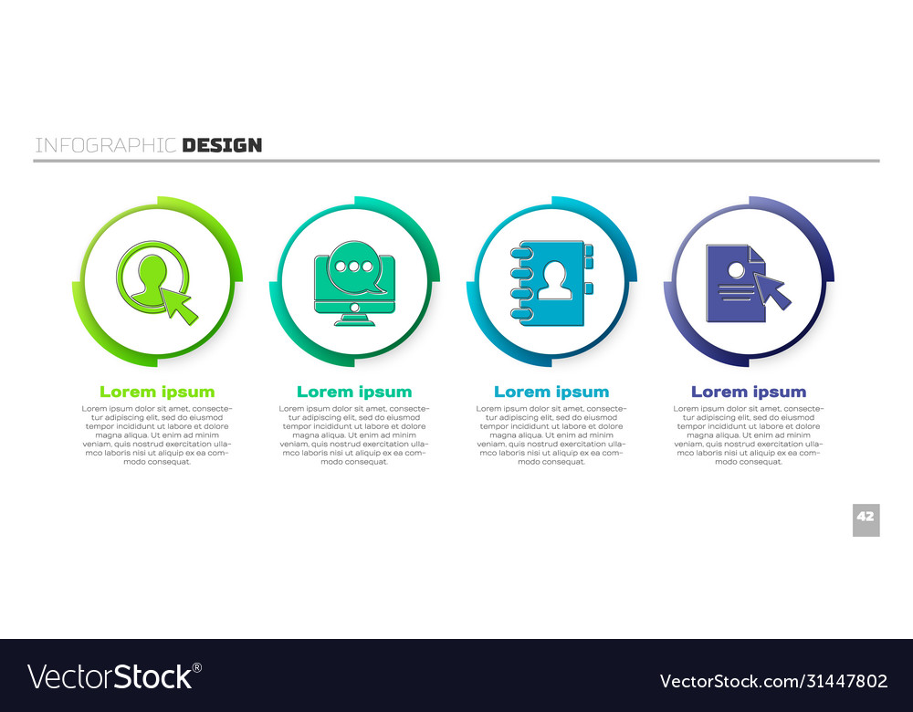 Set create account screen chat messages vector image Set create account screen chat messages