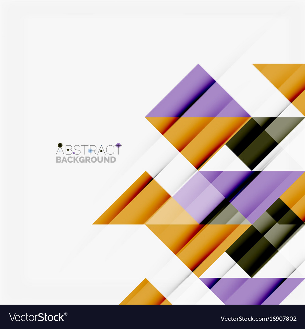 Triangle pattern design background