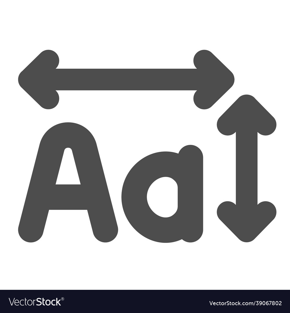 Upper and lower case letters arrows text layout vector image Upper and lower case letters arrows text layout