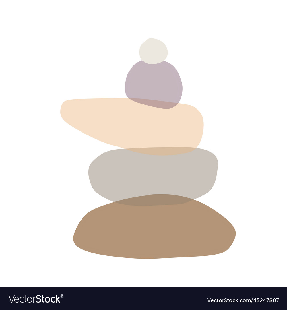 Balance stones for spa zen concept