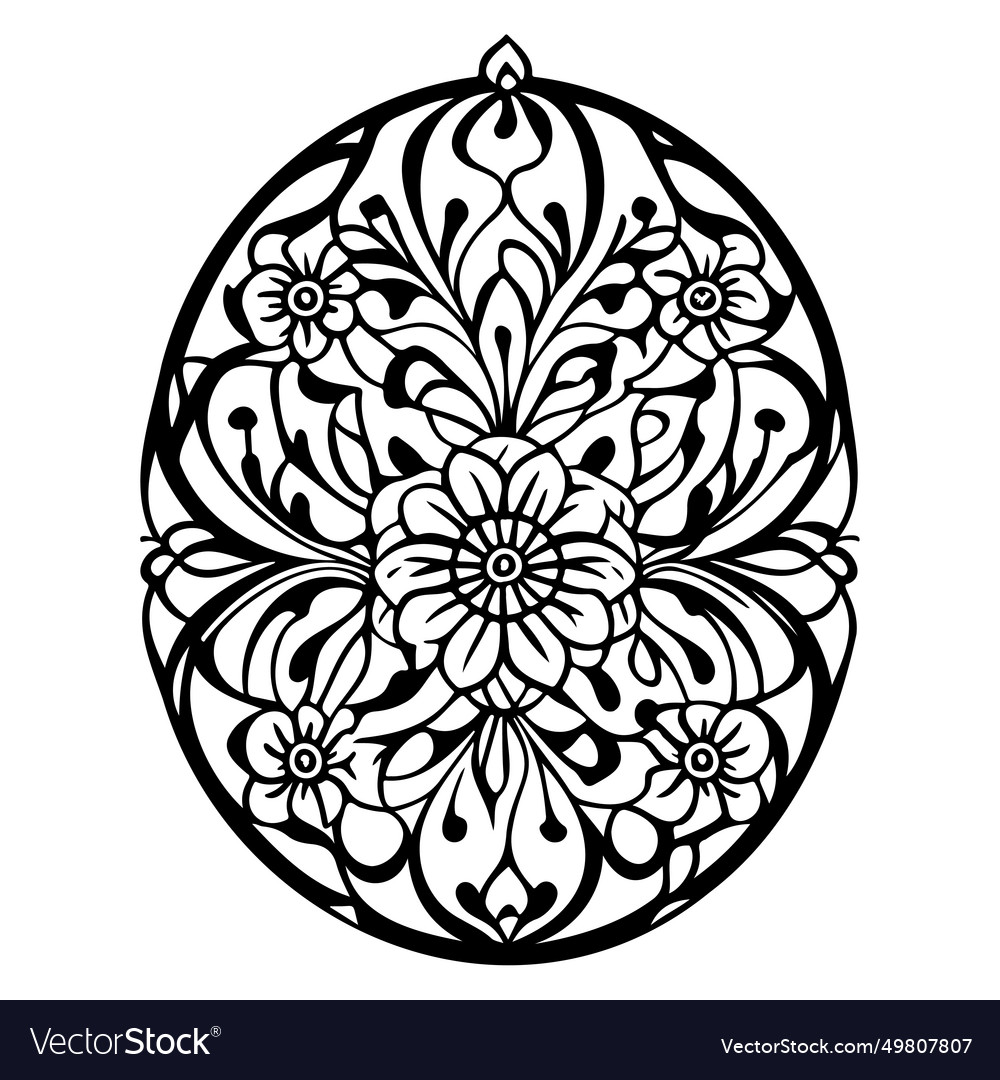 Batik pattern ornament design element