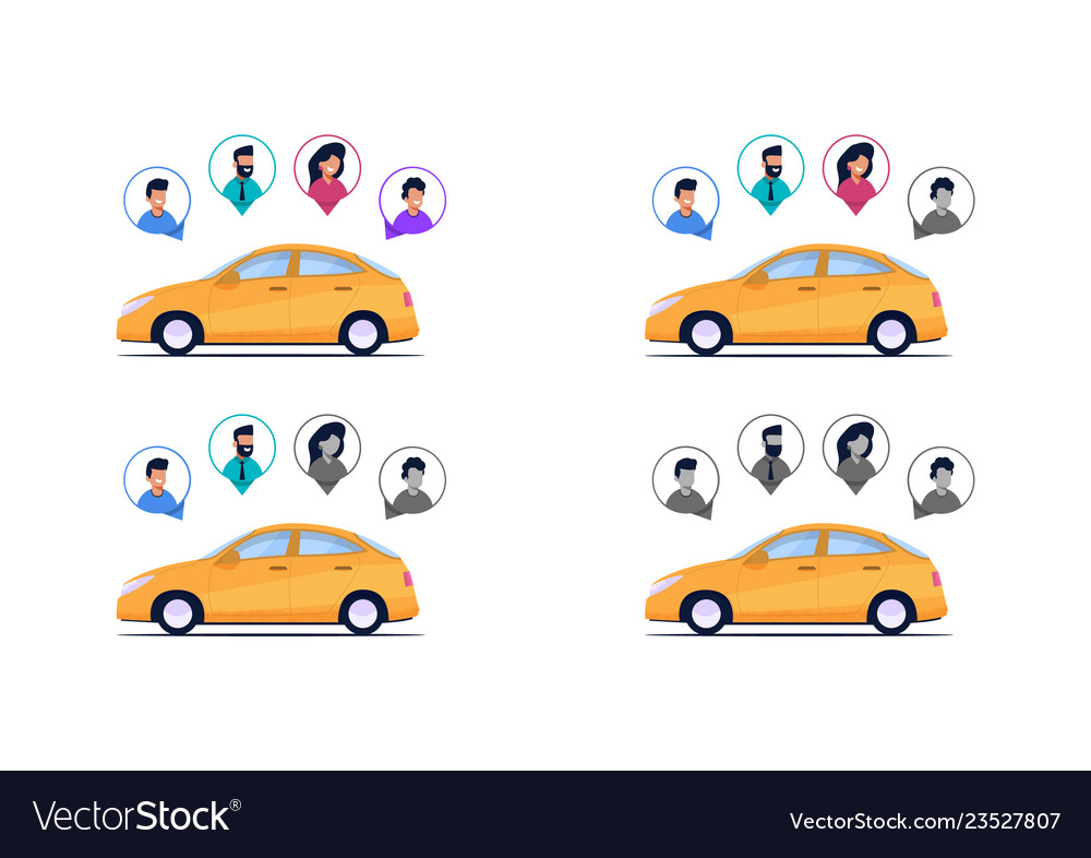 Vollständige Fahrgäste