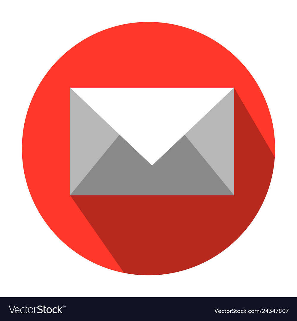 Flat Icon Design Of Mail Mail Icon E Mail Vector Image