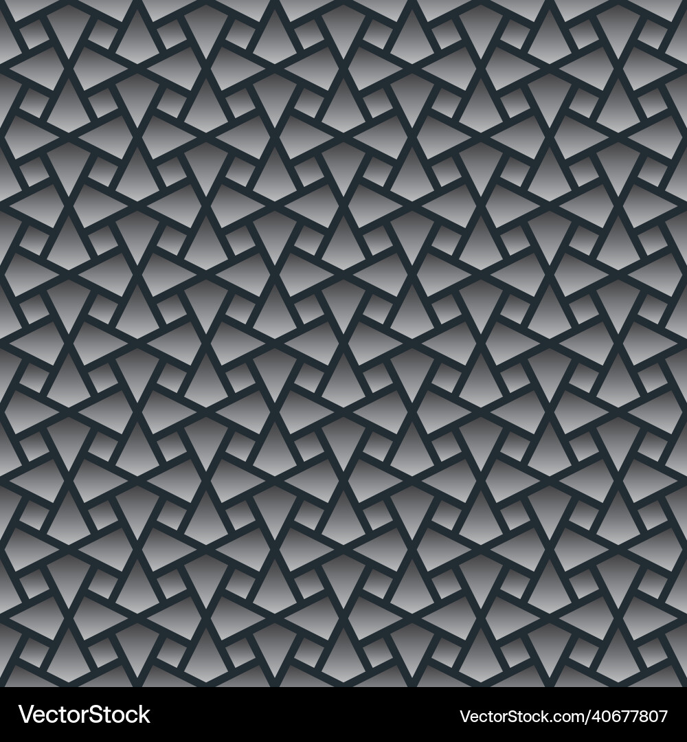 Seamless pattern in arabic style Royalty Free Vector Image
