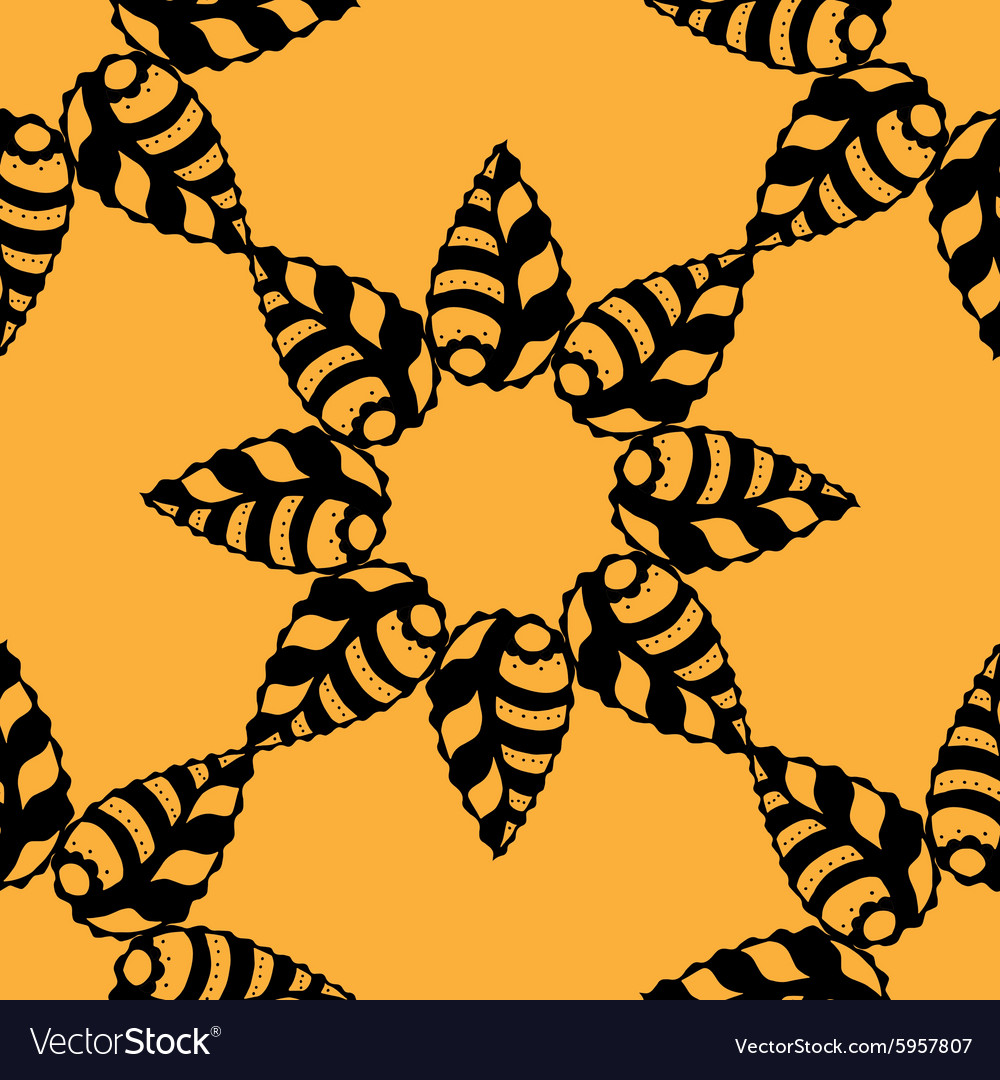 Seamless yellow pattern