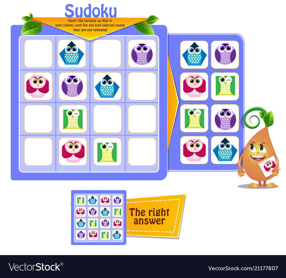 Shapes game sudoku iq