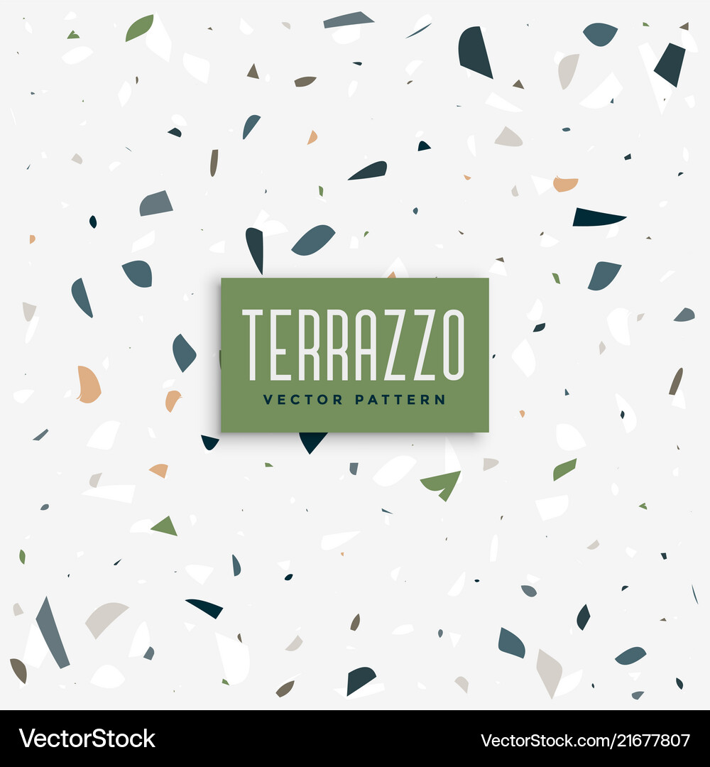 Terrazzo floor pattern background design Vector Image