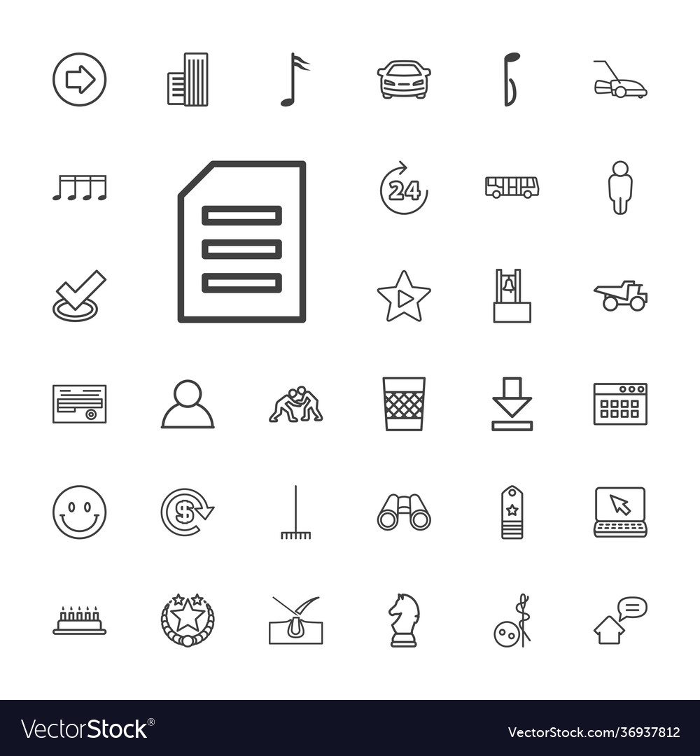 33 button icons