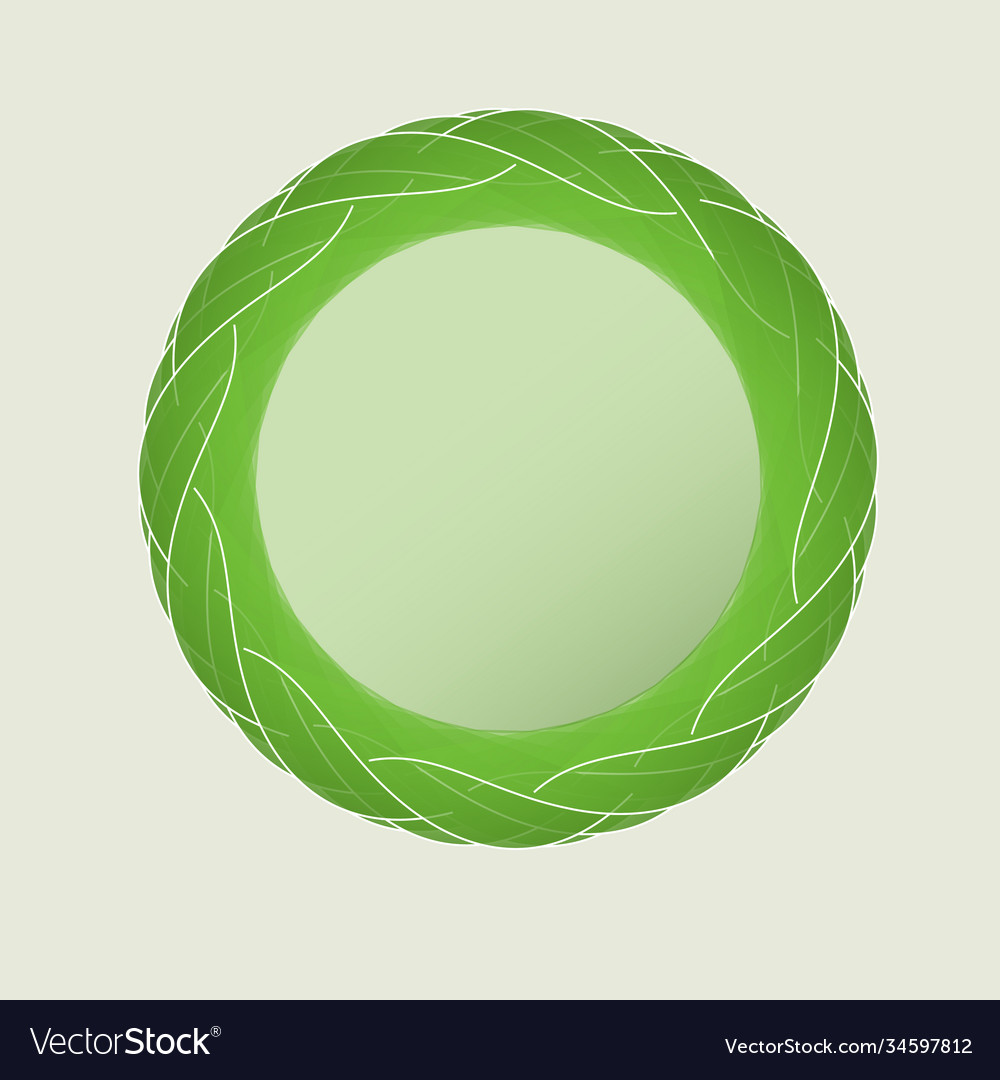 Abstract circle frame isolated design Vector Image Abstract circle frame isolated design