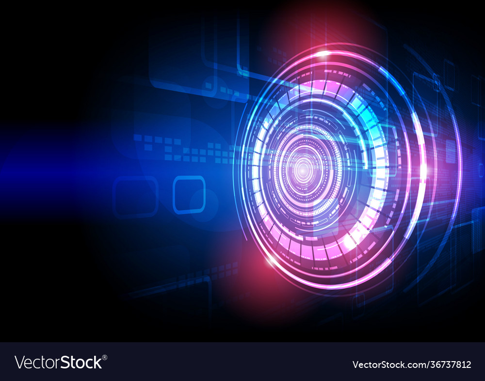 Circuit technology background with hi-tech digital vector image Circuit technology background with hi-tech digital