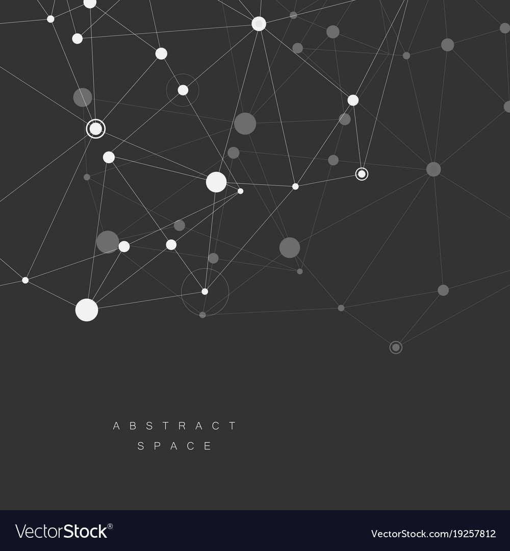 Connected Network Abstract Hintergrund