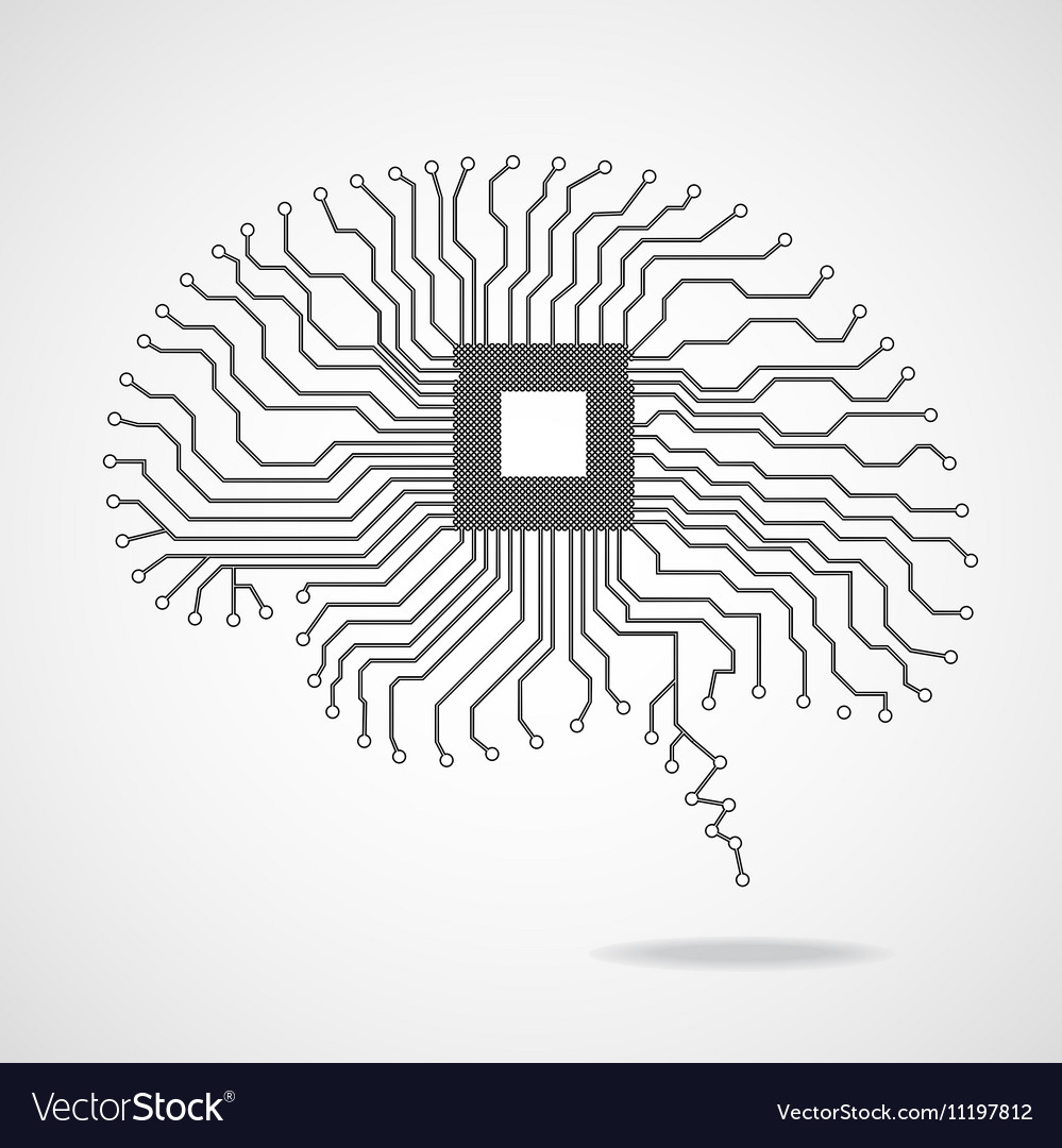 CPU Brain Circuit Board