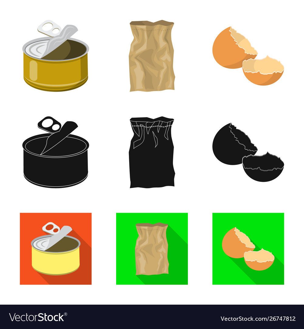 Design refuse and junk symbol set