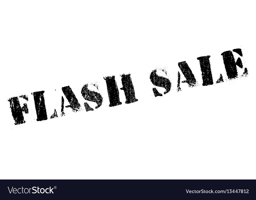 Flash sale rubber stamp Royalty Free Vector Image