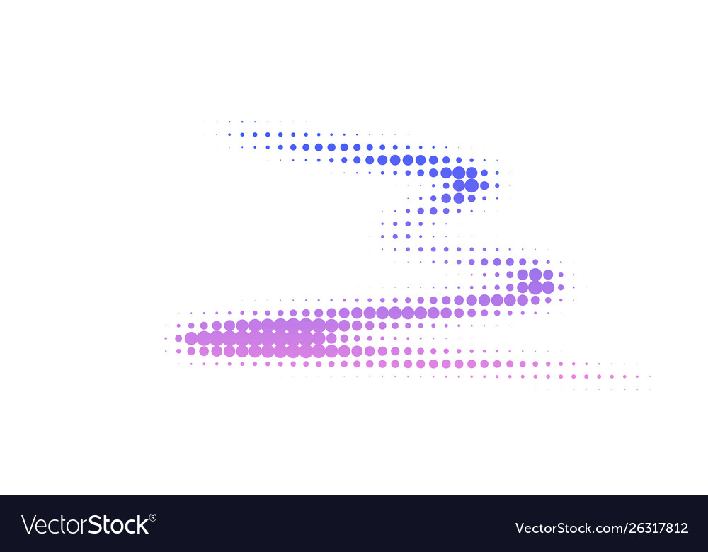 Gradient futuristic pattern