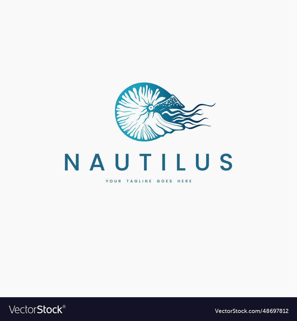 Nautilus logo Royalty Free Vector Image - VectorStock