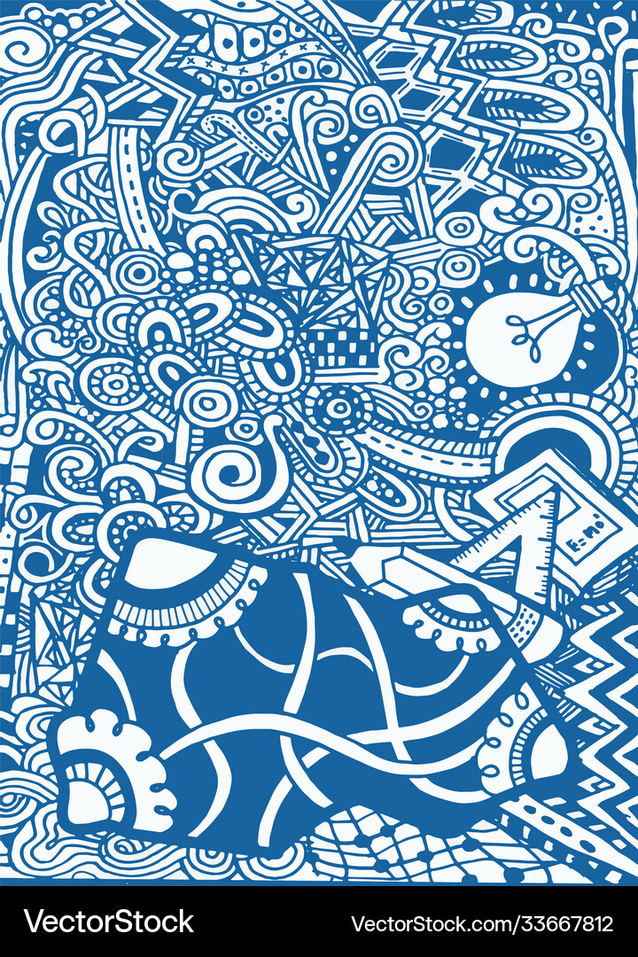 Entrenched Pattern Pattern with entangle background ethnic Royalty Free Vector