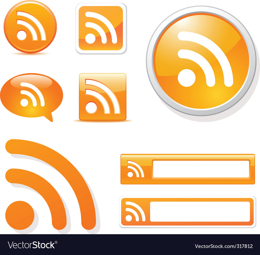 Rss icon set