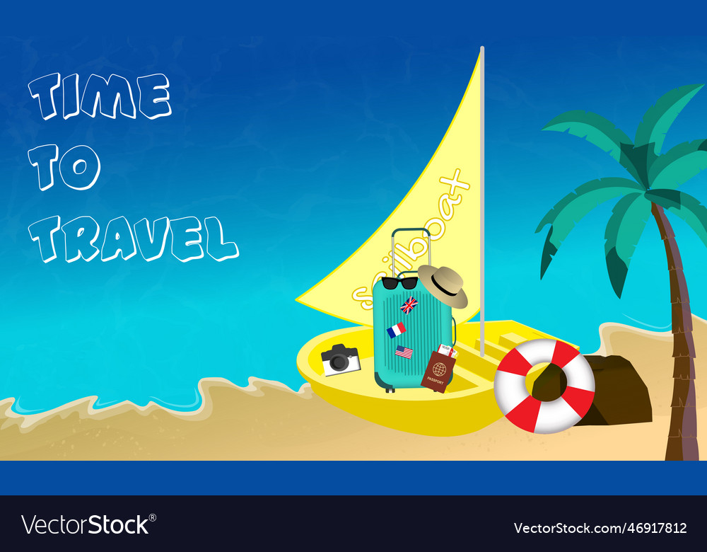 Urlaub am Meer vector image Urlaub am Meer