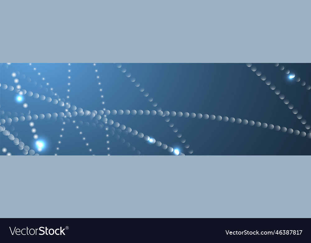 Artificial intelligence technology web background vector image Artificial intelligence technology web background
