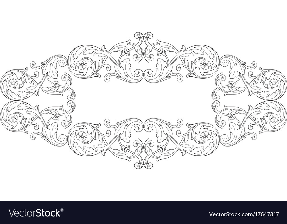 Classical baroque Royalty Free Vector Image - VectorStock