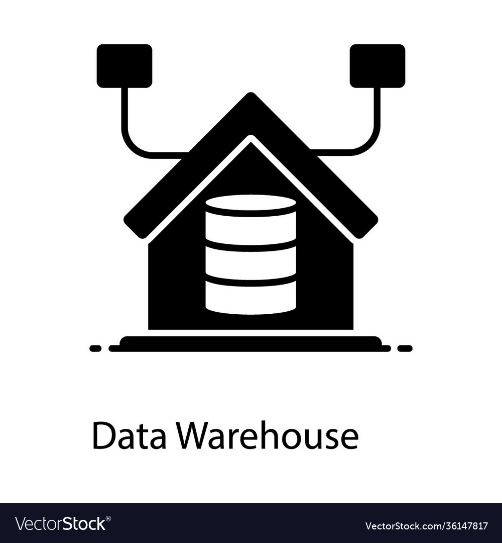 Data warehouse Royalty Free Vector Image - VectorStock
