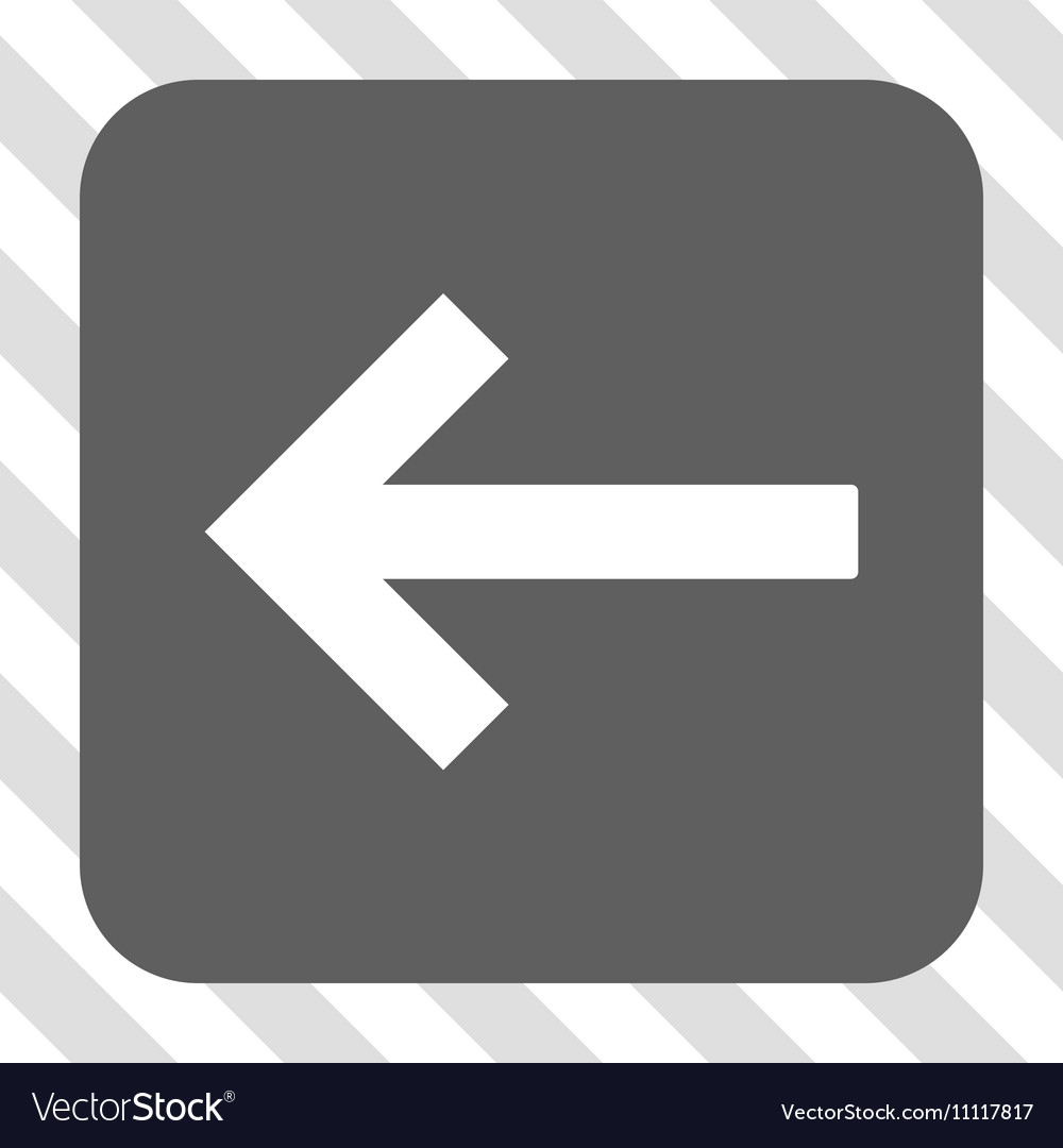 Left arrow rounded square button