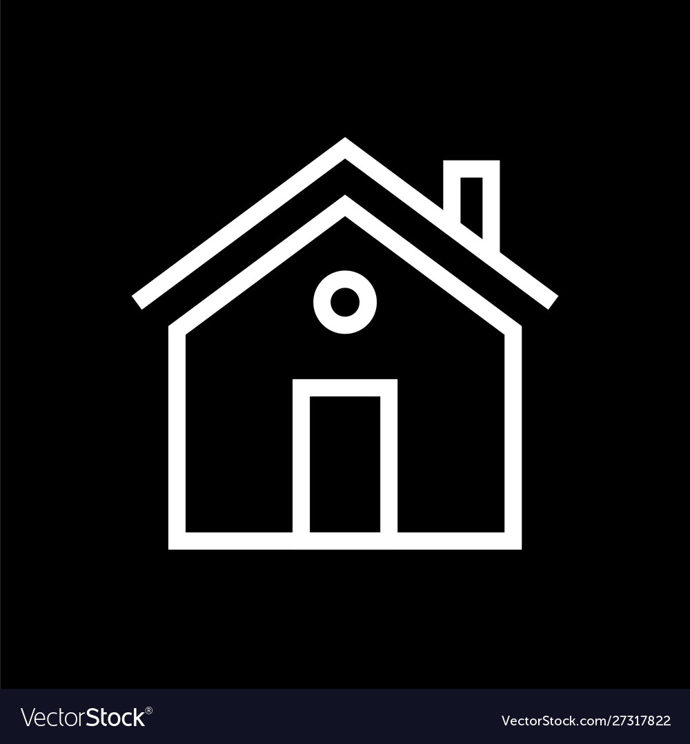 Building icon lined simple flat style Vector Image Building icon lined simple flat style