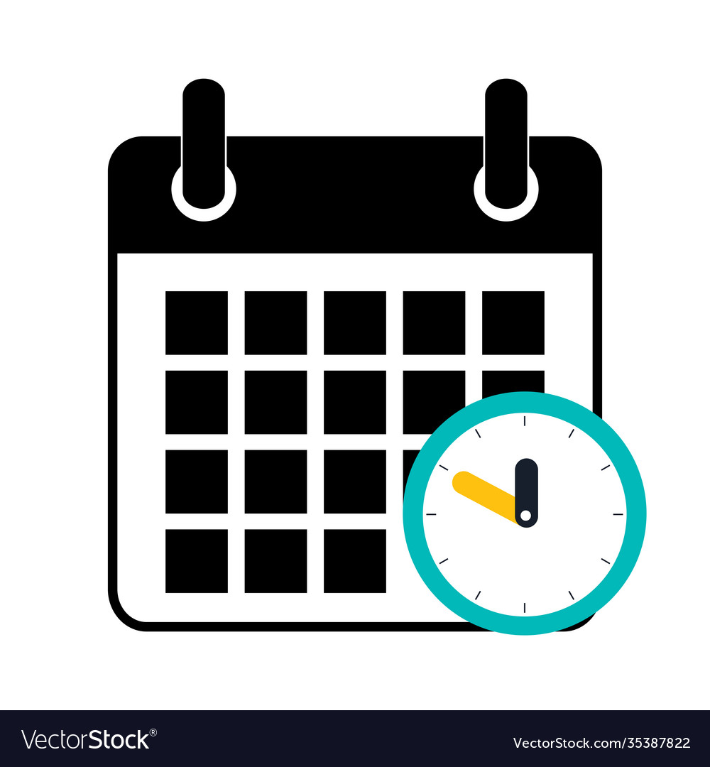 Calendar icon concept schedule appointment Vector Image Calendar icon concept schedule appointment