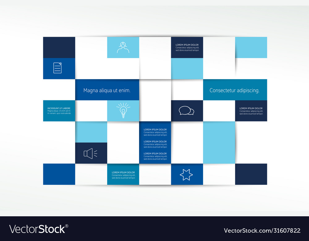 Flat minimalistic table tab schedule