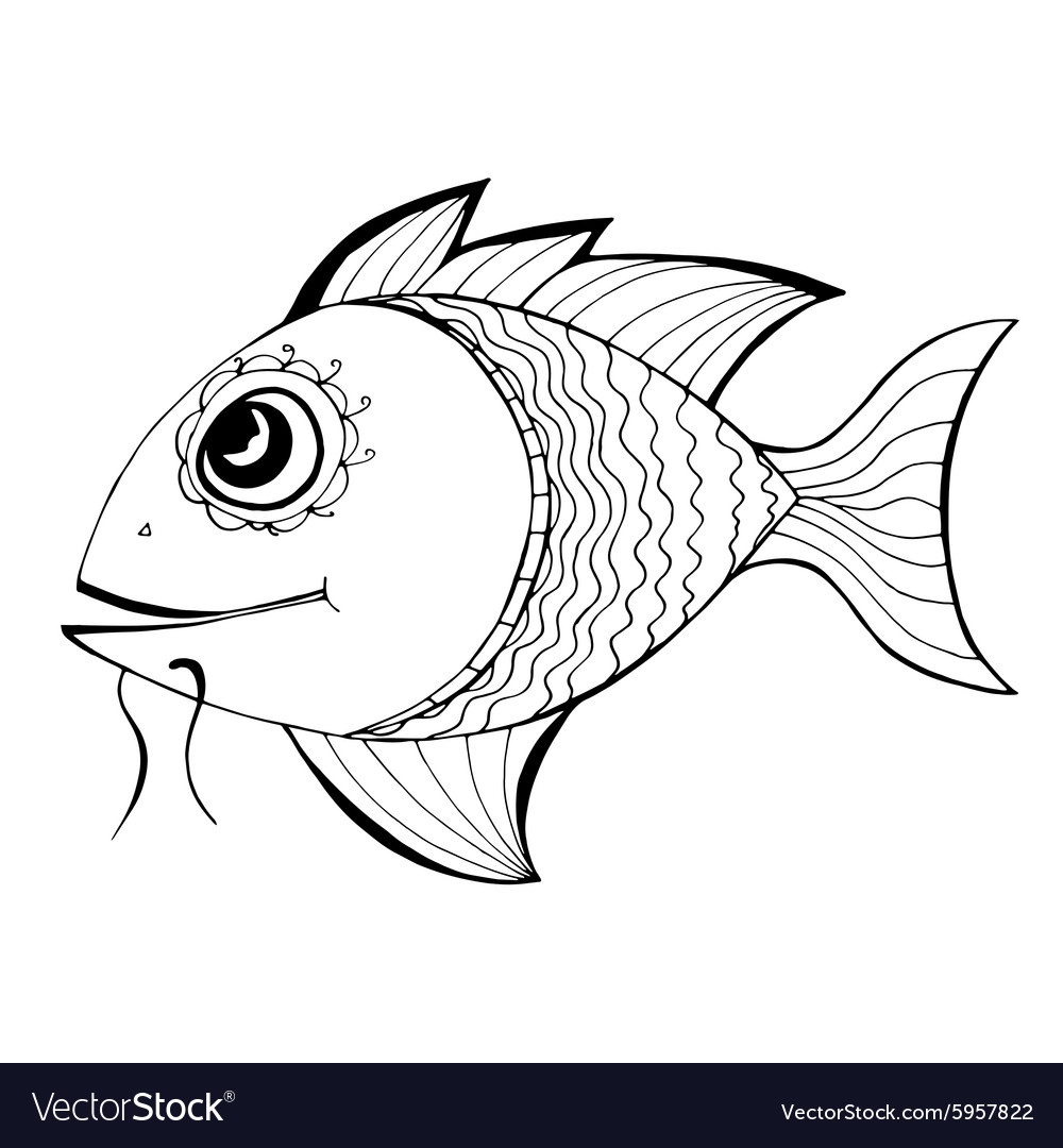 Fish Drawing Images – Browse 739 Stock Photos, Vectors, and Video