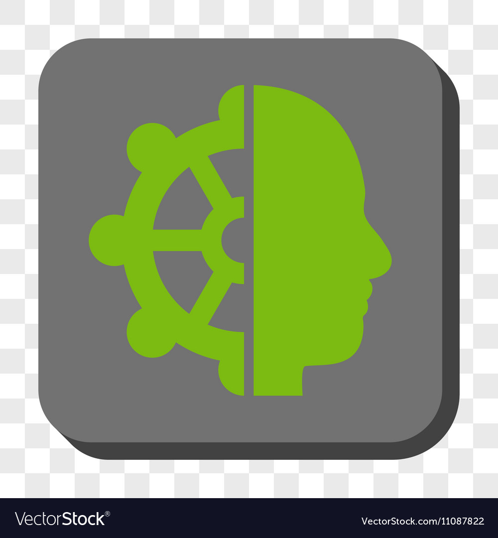 Intellect rounded square button