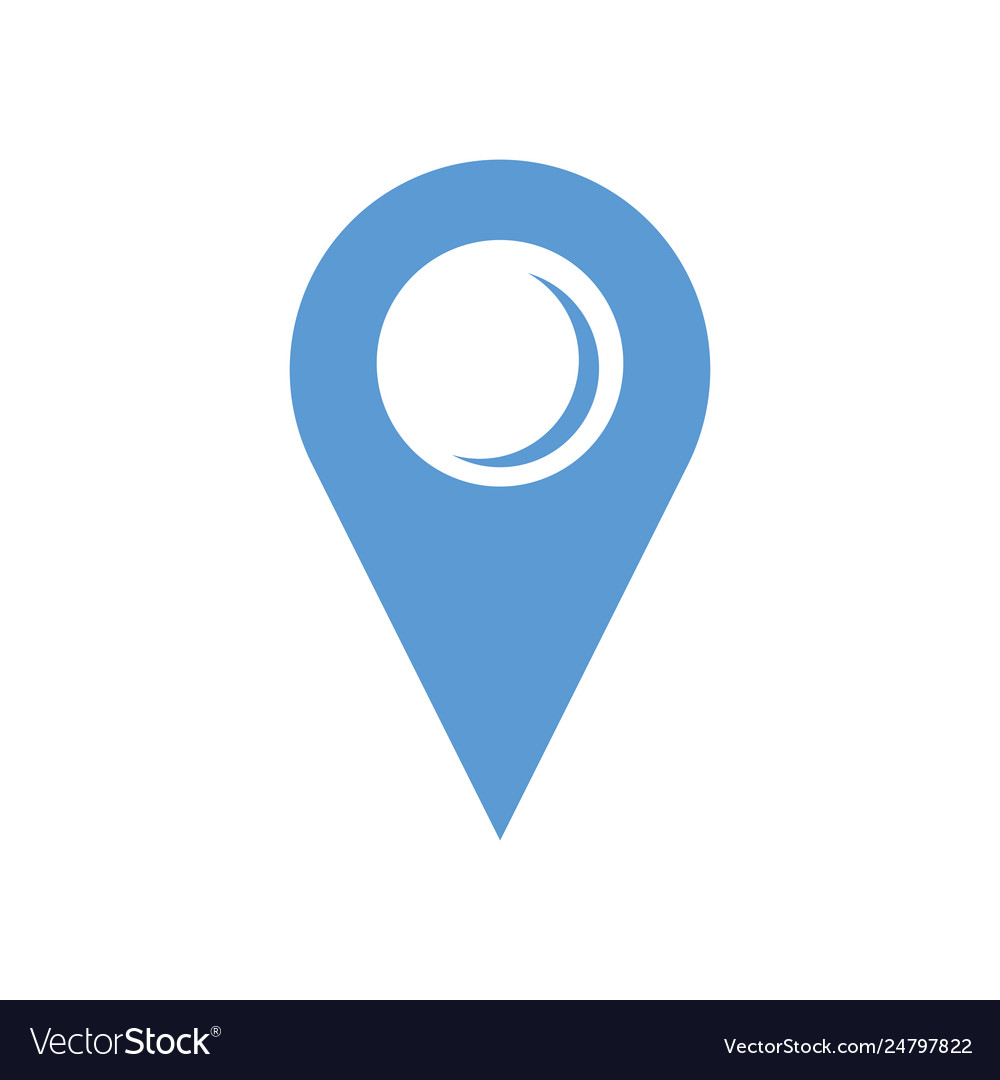 Pin pointer location icon