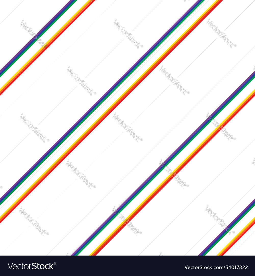 Rainbow stripe seamless pattern background