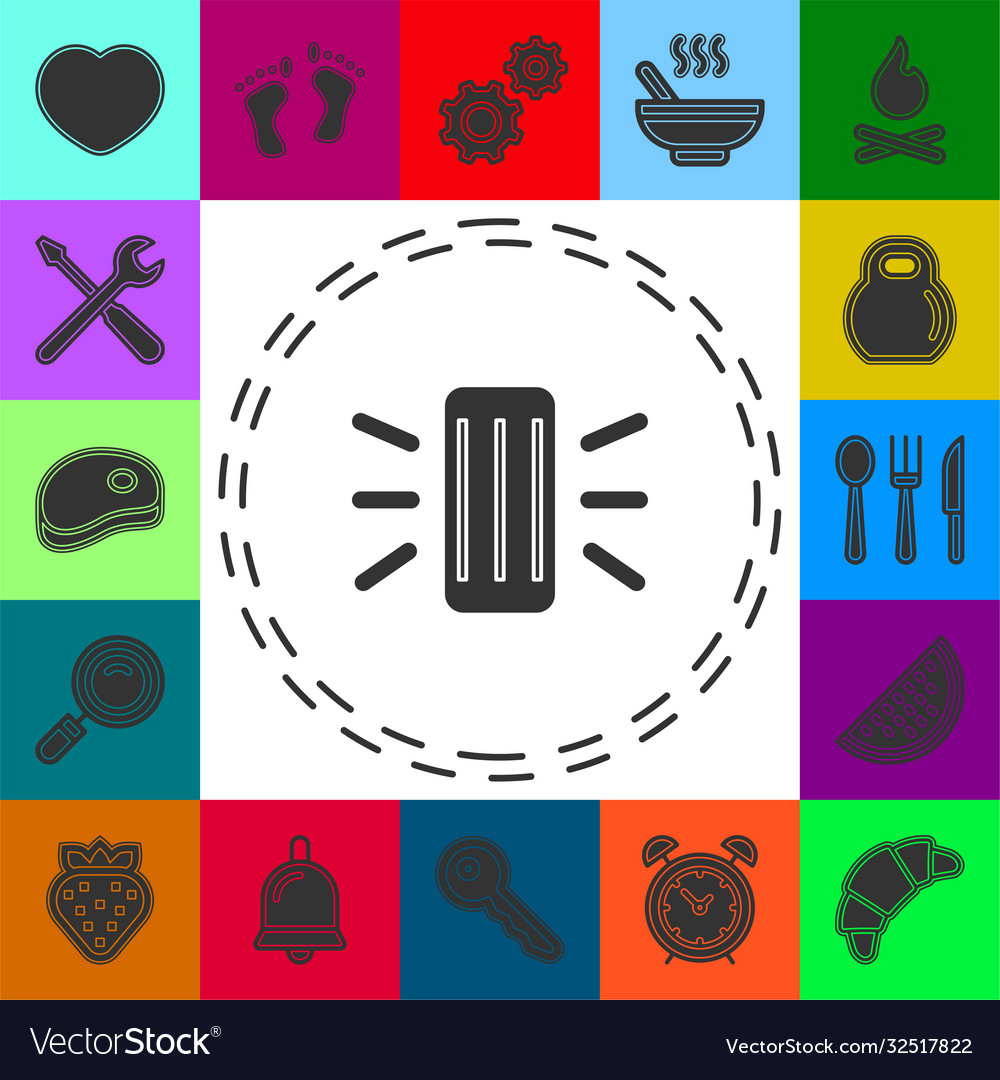 Smart assistant concept line icon simple element