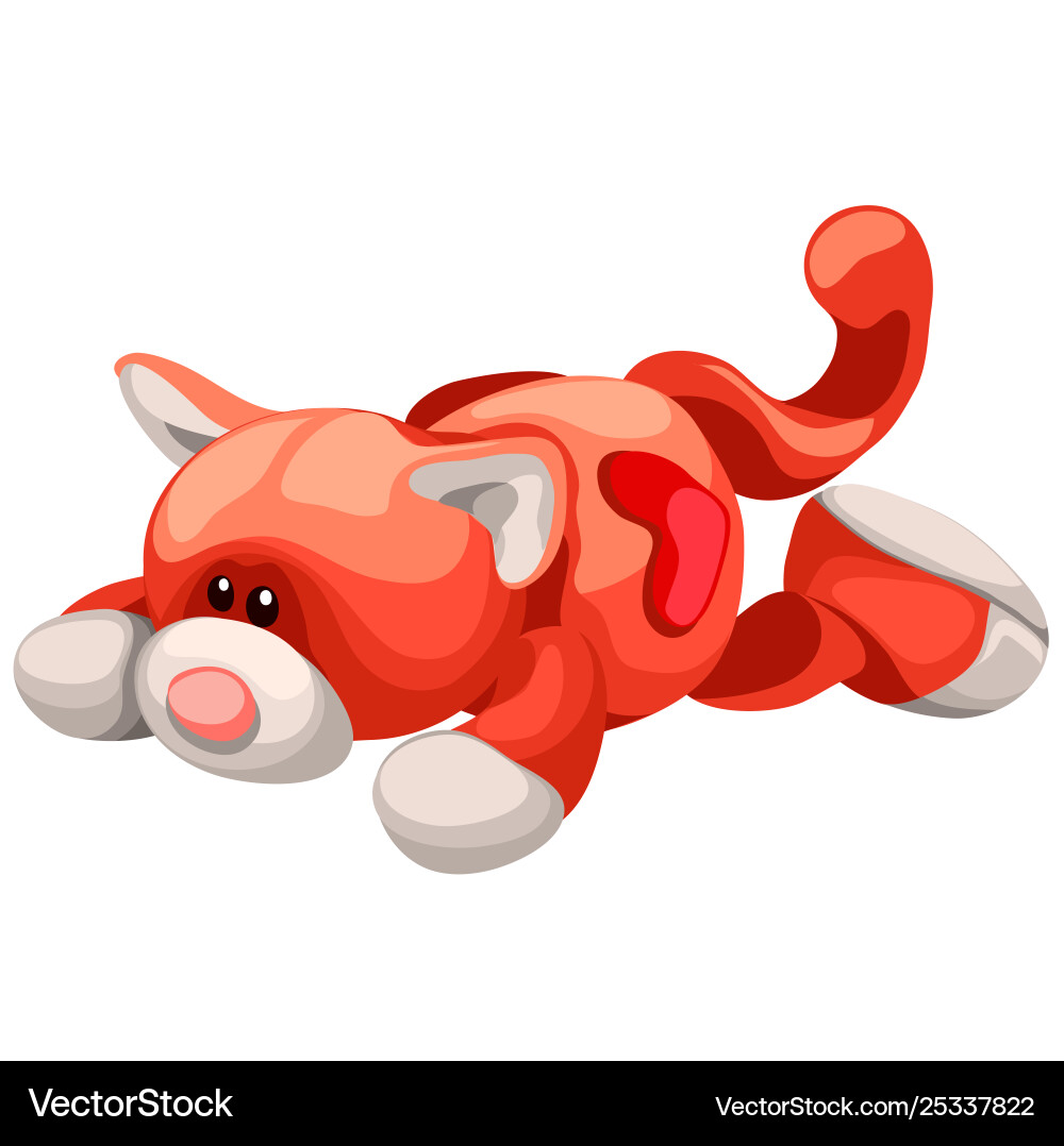 red cat plush