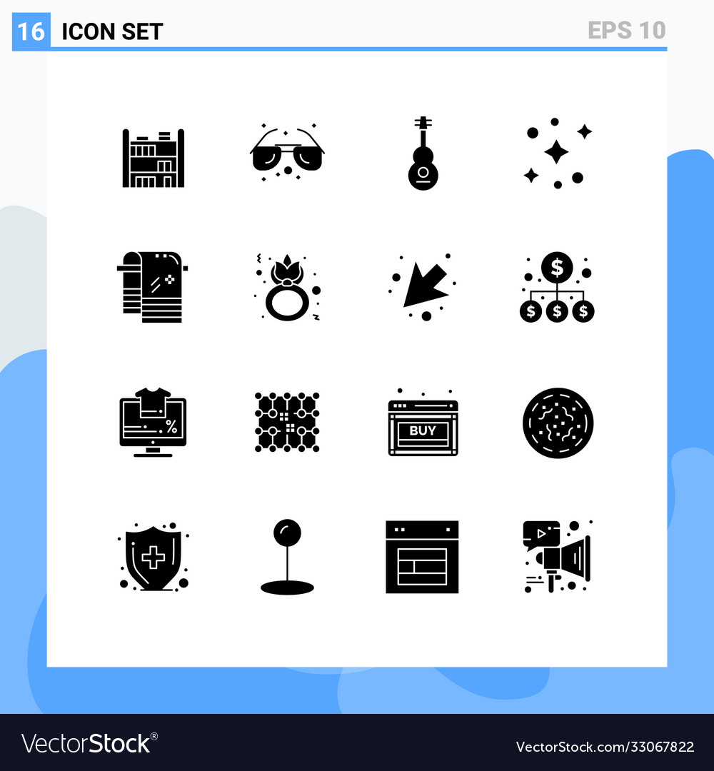 Stock icon pack 16 line signs and symbols