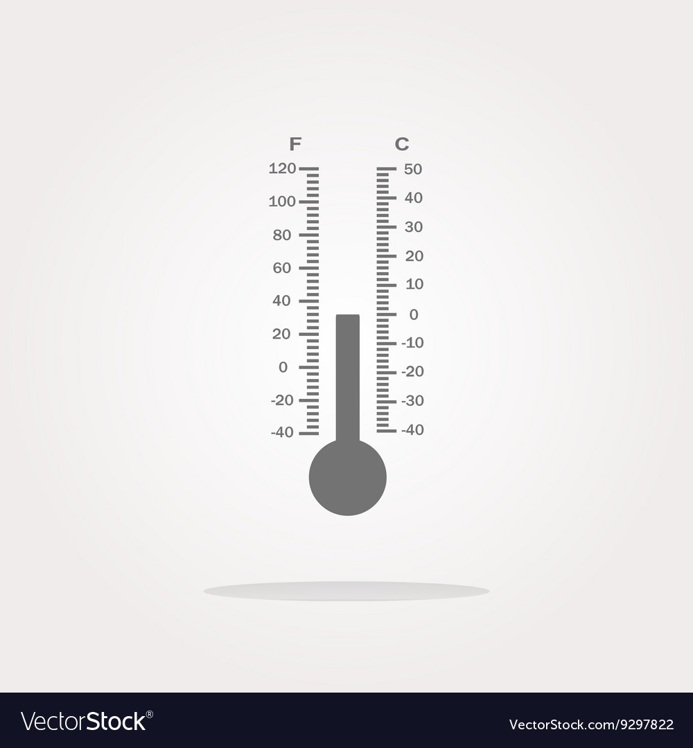 Thermometer web icon button