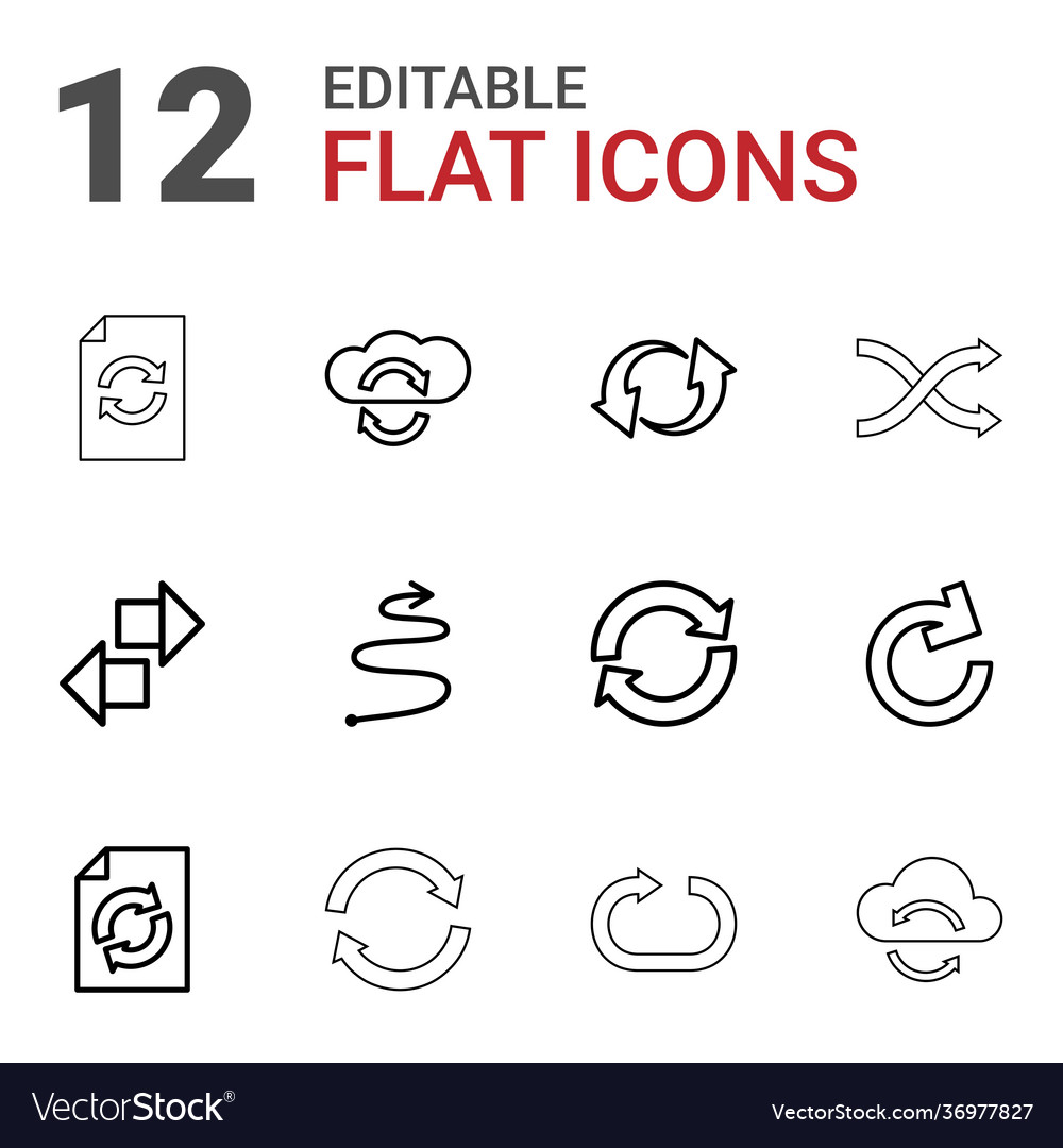 12 repeat icons