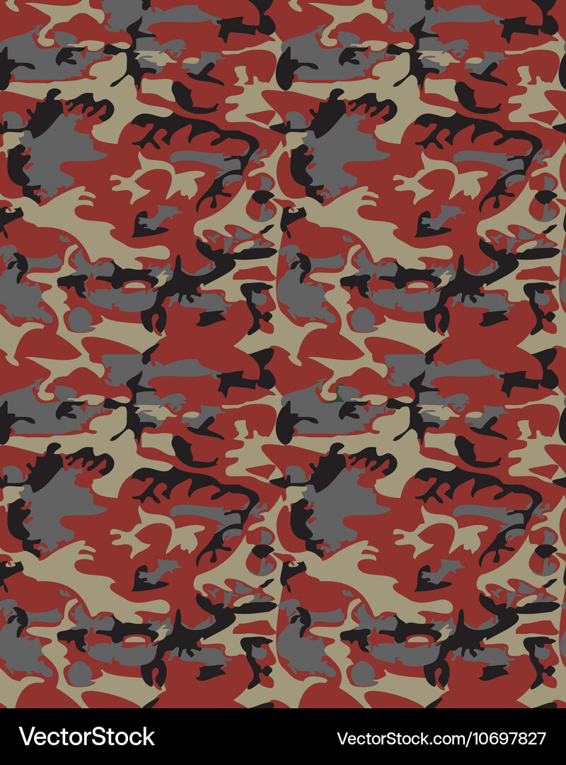 Camouflage pattern background seamless Royalty Free Vector
